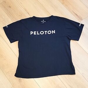 PELOTON Tshirt Century 100 Black Cycling Short sleeve Bicycle Tee